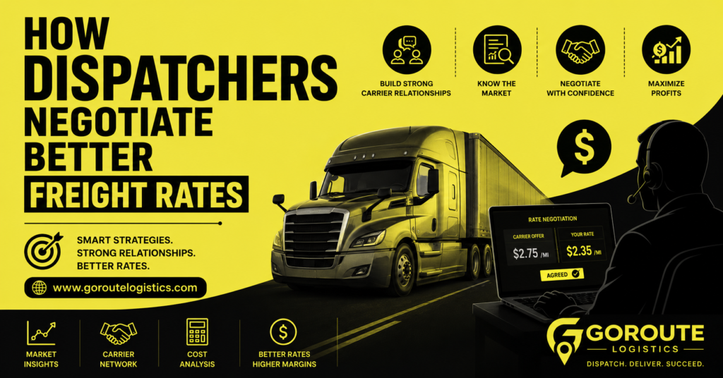 How Dispatchers Negotiate Higher Freight Rates