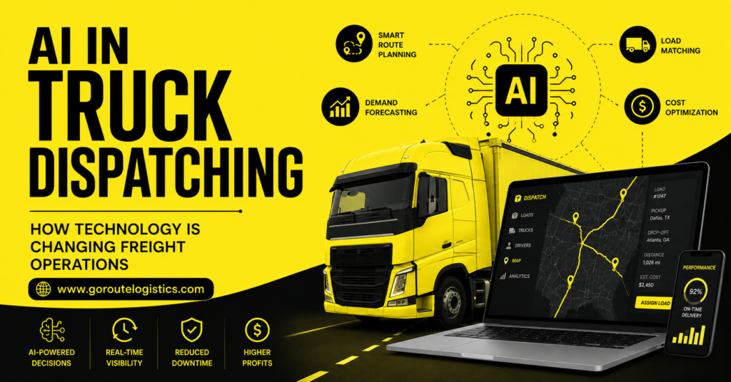 AI in Truck Dispatching: How Technology Is Changing Freight Operations